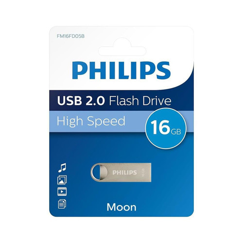 FM16FD160B/00 16GB Klasik Gümüş Moon USB 2.0 Metal Flash Bellek