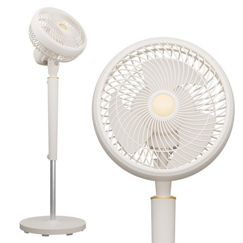 Fan12 Dynabreeze 9'' 70 Watt 3 Hız Kademeli 2000RPM Çift Motorlu Vantilatör Krem Gold