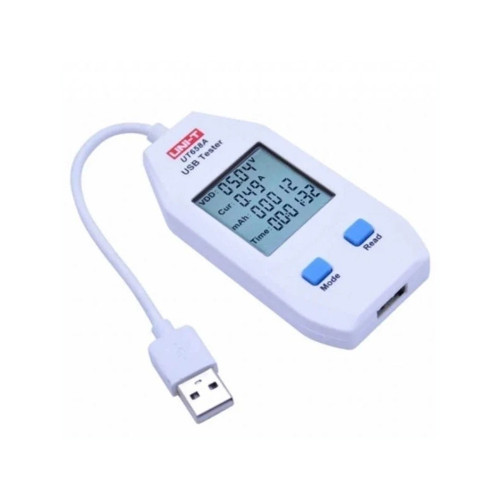 Unı-t Usb Test Cihazı Ut658a Veri Depolamalı Gerilim Ve Akım Monitörleri - Beyaz