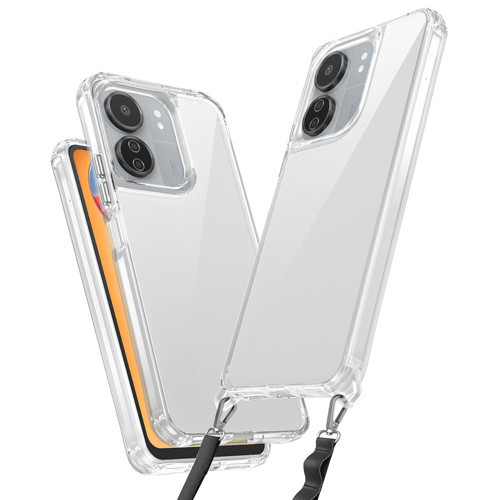 Redmi 13C Kılıf Airbagli Takılabilir Askı Aparatlı Snap Silikon Kapak