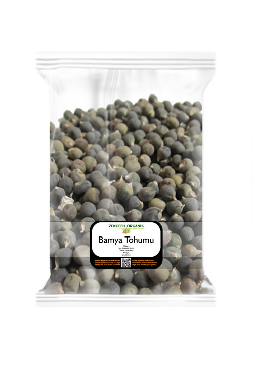 Bamya Tohumu 250 Gr. Yenilebilir Ilaçsız Doğal Bamya Tohumu Tane