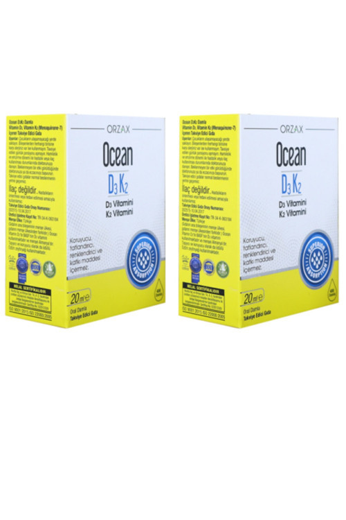 D3 K2 Damla 2 Kutu ( 20 Ml )