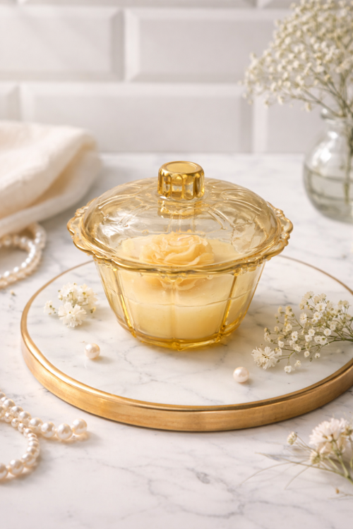 Kapaklı Şekerlik | Vintage Lüks Sunum Kasesi