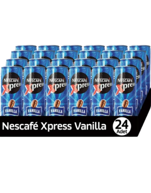 Xpress Vanilya Aromalı Kahveli Sütlü İçecek 250 ML * 24 Adet