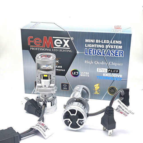 H4 Pro Exculive Mini Bi-LED Kendinden Mercekli Csp Lextar Chips 50w