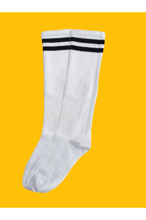 2'li Unisex Spor Diz Altı Tenis Çorap
