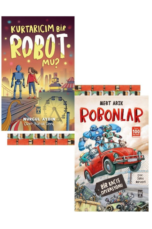 4.5.Sınıf-Robonlar / Bir Kaçış Operasyonu, Kurtarıcım Bir Robot Mu? 2 Kitap