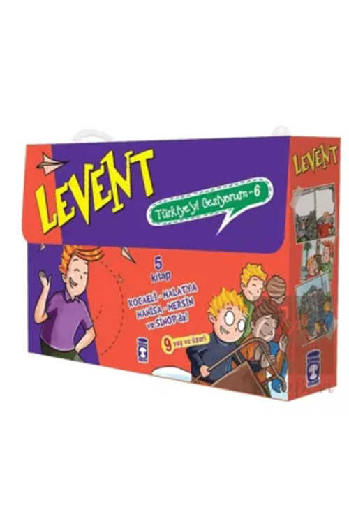 Levent Türkiye'Yi Geziyorum - 6 (5 Kitap Takım)