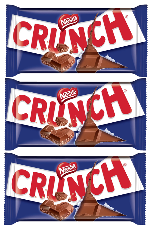 Crunch Pirinç Patlaklı Sütlü Çikolata 70 gr x 3 Adet