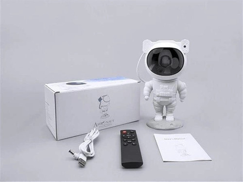 Çocuklara Özel Projeksiyon Astronot Lamba Speaker Sevimli
