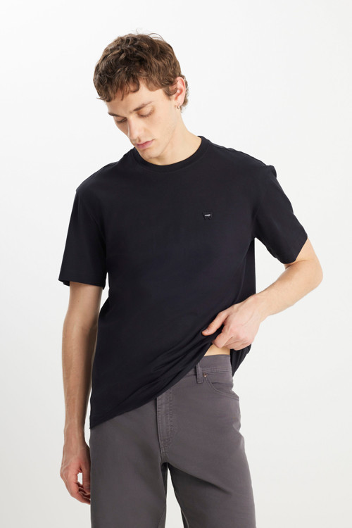 %100 Pamuk Relaxed Fit Bisiklet Yaka Erkek T-shirt MW7NM203877001