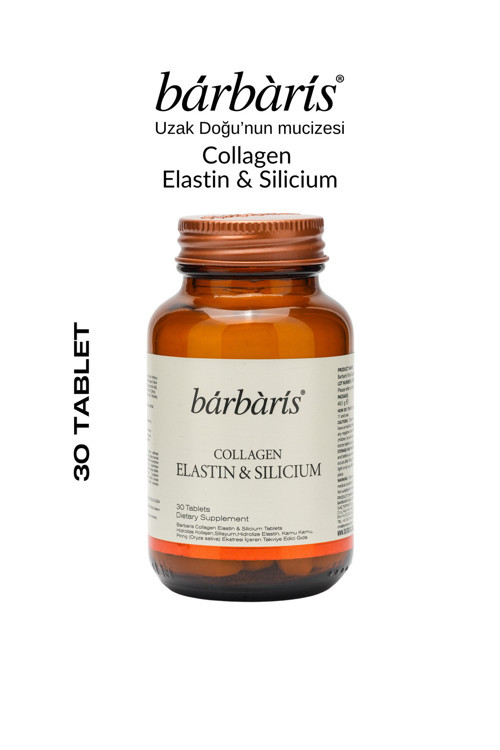 Elastin&sılıcıum Tip 1-3 Balık Kolajeni Cilt Saç Tırnak 30 Tablets