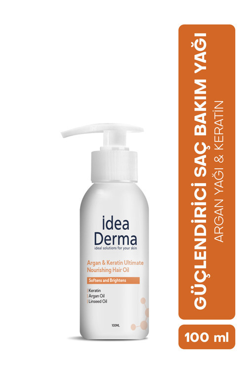 Argan ve Keratin Besleyici Saç Bakım Yağı 100 ml