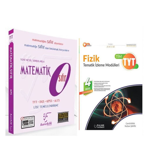 Karekök Matematik 0 Palme TYT Fizik Konu Anlatımı 2 Kitap Set