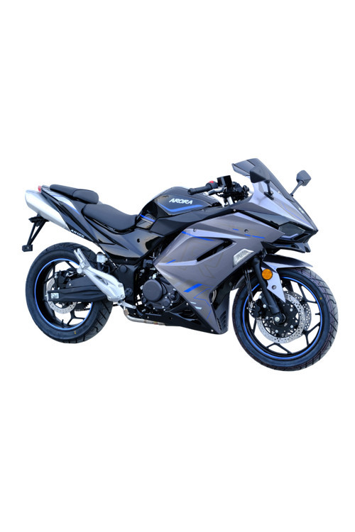 Ar 125 Cc Iki Tekerlekli Motosiklet Gri Mavi