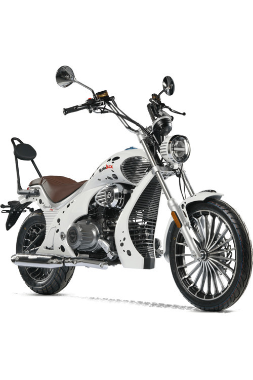Motolüx Cappadocia 125Cc Otomatik Vites Chopper Motosiklet Beyaz