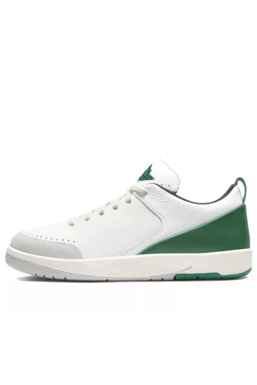 Air Jordan 2 Retro Low Nina Abney White Green Sneakers (Dar Kalıp 1 Beden Büyük Alınız