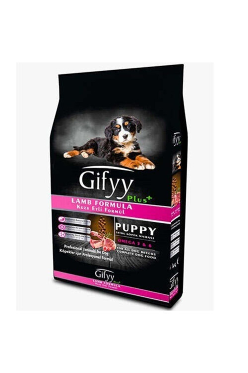 15 Kg Gifyy ( 28/13 ) Premium Yavru Köpek Maması ( Kuzu Etli ) Kuru Mama