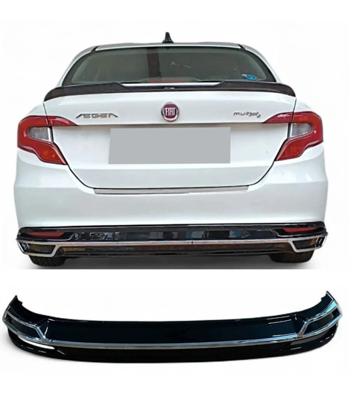 Fiat egea arka tampon difüzörü pianoblack 2015+