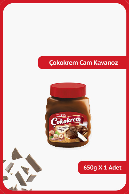 Çokokrem Cam Kavanoz - 650 Gram