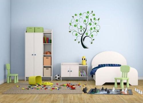 Duvar Süsü Sticker Ağaçlı Şeffaf Filmli Pvc 50X70 Cm Xfg032
