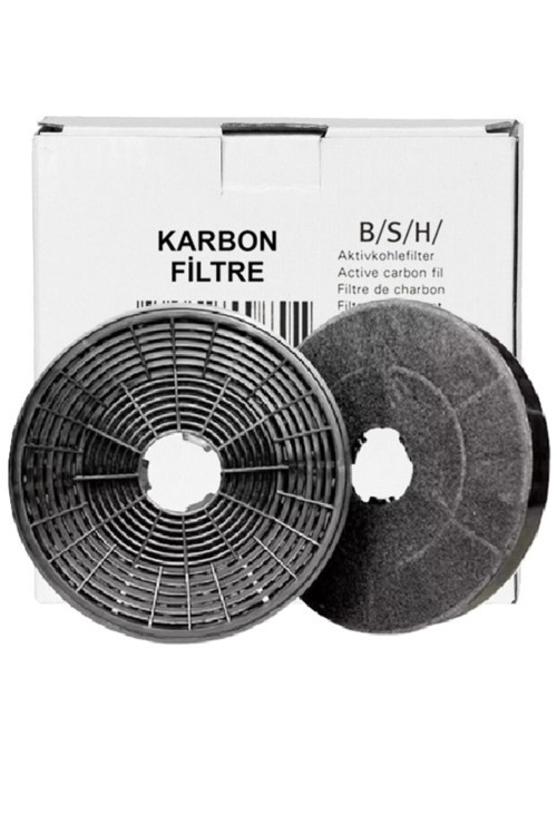 DWK065G60T/04 Bacasız Ankastre Davlumbaz Aspiratör İçin 16cm 2'li 1 Takım Karbon Kömür Filtre