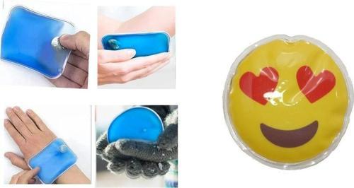 Kalpli Emoji Şekilli Cep Sobası,El Isıtıcı,Sıcak Su Torbası Pvc 9Cm