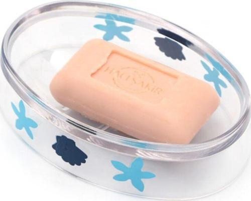 Sabunluk Benekli Desen Akrilik 13X7X3Cm