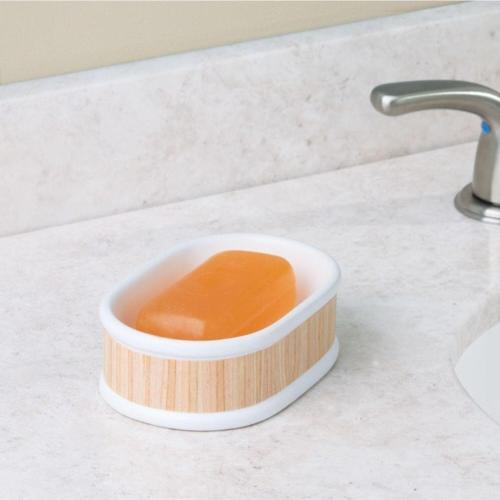 Sabunluk Porselen Bambu Temalı Seramik 12X9X4Cm