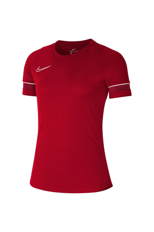 Academy 21 Dri Fit Kadın Kırmızı Yuvarlak Yaka Tişört