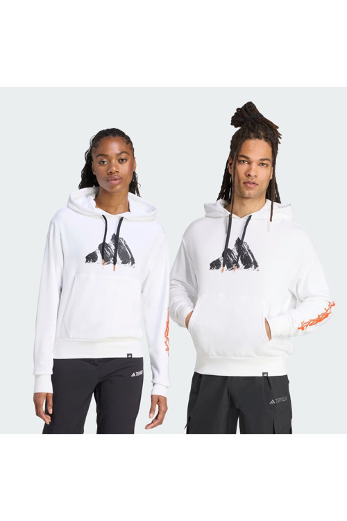 Terrex Snow Adventure Baskılı Kapüşonlu Unisex Sweatshirt Jm6364