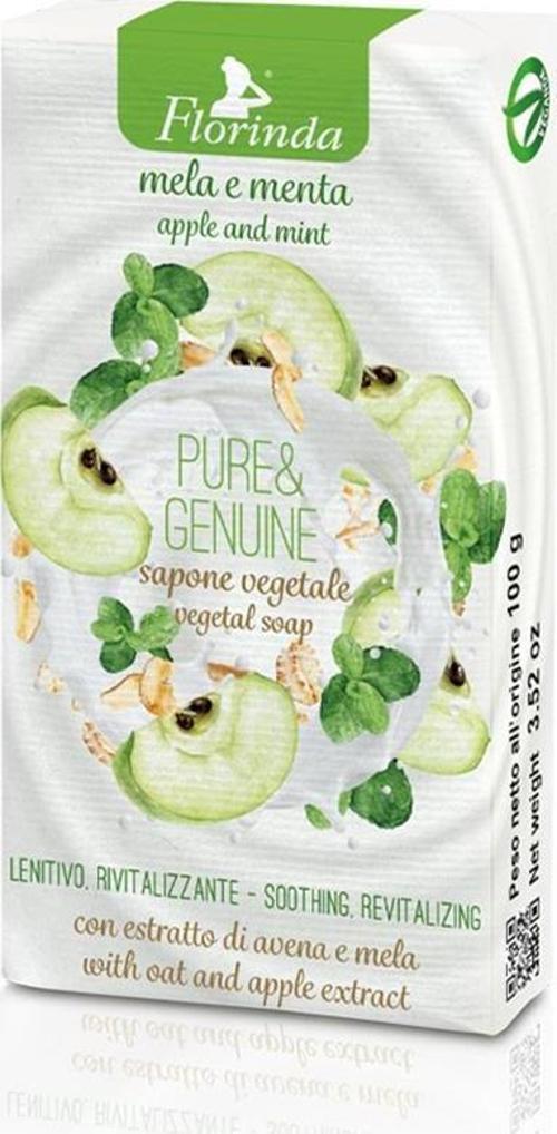 Pure & Genuine Elma ve Nane Katı Sabun 100Gr