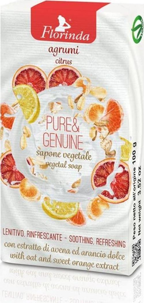 Pure & Genuine Lezzetli Agrumi ve Narenciyeler Katı Sabun 100Gr