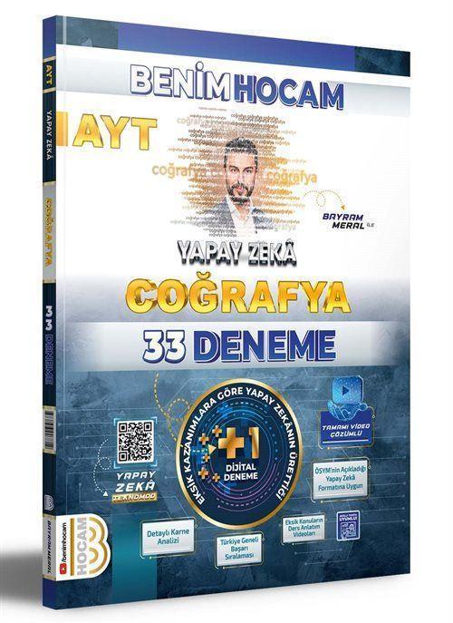 Benim Hocam Yayınları 2024 AYT Yapay Zeka Coğrafya 33 Deneme