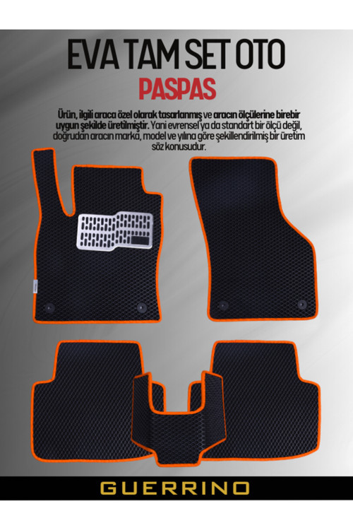 Land-Rover-Freelander-2-(2006-2014) İçin Eva İç Paspas Takımı (Metal Topukluk Dahil)