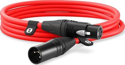 Premium XLR Kablo 3M (Kırmızı)