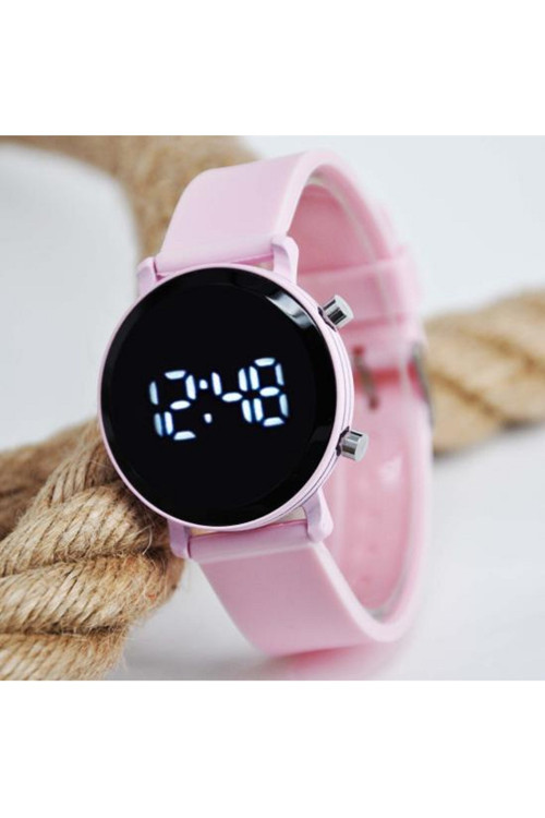 Silikon Kordon Led Genç Kız Kol Saati