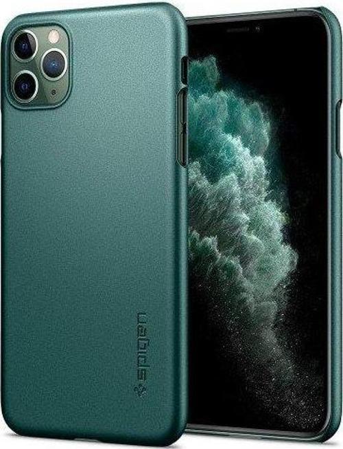 iPhone 11 Pro Max ile Uyumlu Kılıf Thin Fit Midnight Green