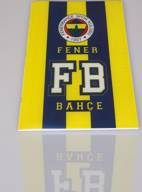 LİSANSLI FENERBAHÇE ÇİZGİLİ A4 PP KAPAK 60 YAPRAK DEFTER 