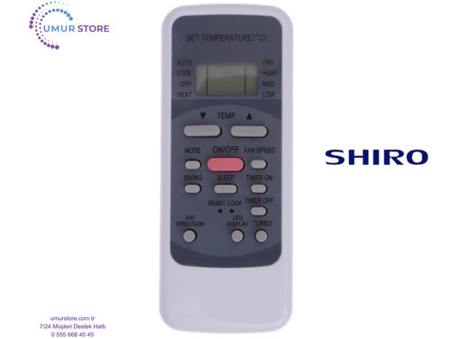 Shiro SHK-18 HR Klima Kumandası