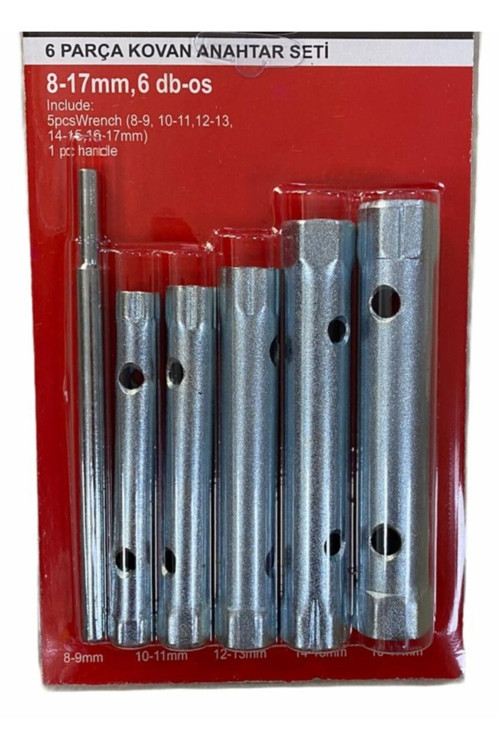 Kovan Lokma Takımı Buji Anahtar Seti 6 Parça