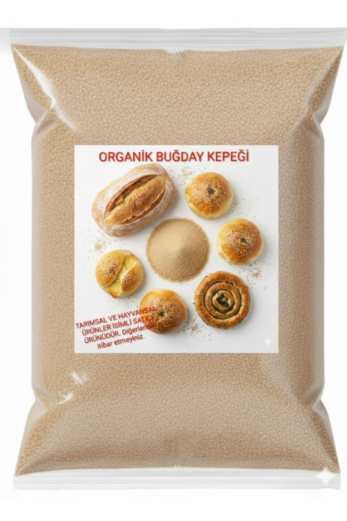 Glutensiz Organik Buğday Kepeği Unu 3 Kğ