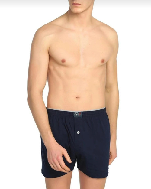 1101 ERKEK PENYE HAVLU BEL DÜZ BOXER 12 ADET
