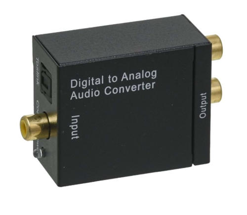 Luxury,Digital to Analog Ses Dönüştürcü (Optik to Rca ) Adaptör
