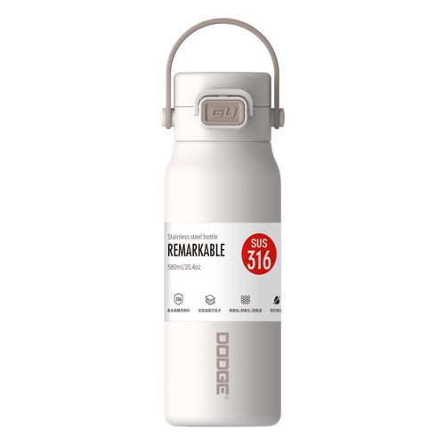 Çelik Termos Matara 580Ml Beyaz