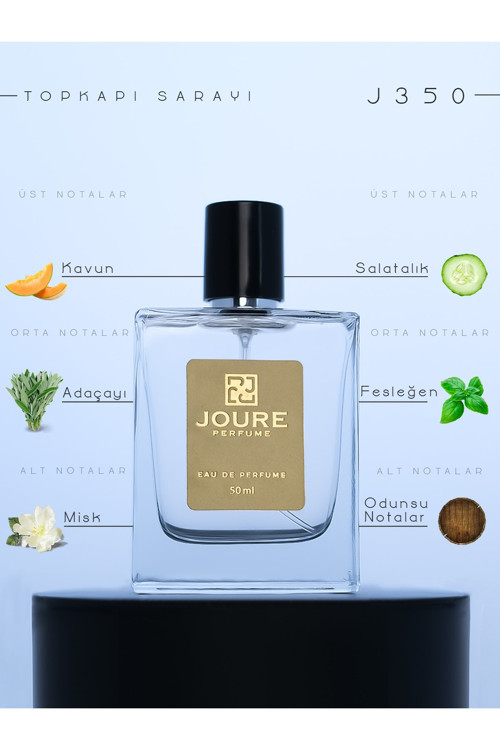Joure J350 - Taze Baharatlar Meyveli Ferah Fresh Kokulu 50ml Kalıcı Edp Erkek Parfüm