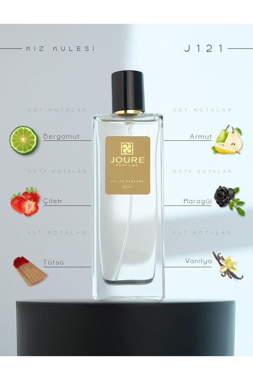 Joure J121 - Tatlı Meyveli Karamel Vanilya Kokulu 50ml Kalıcı Edp Kadın Parfüm