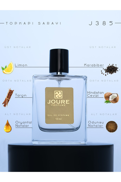 Joure J385 - Oryantal Baharatlı Odunsu Kokulu 50ml Çok Kalıcı Erkek Parfüm