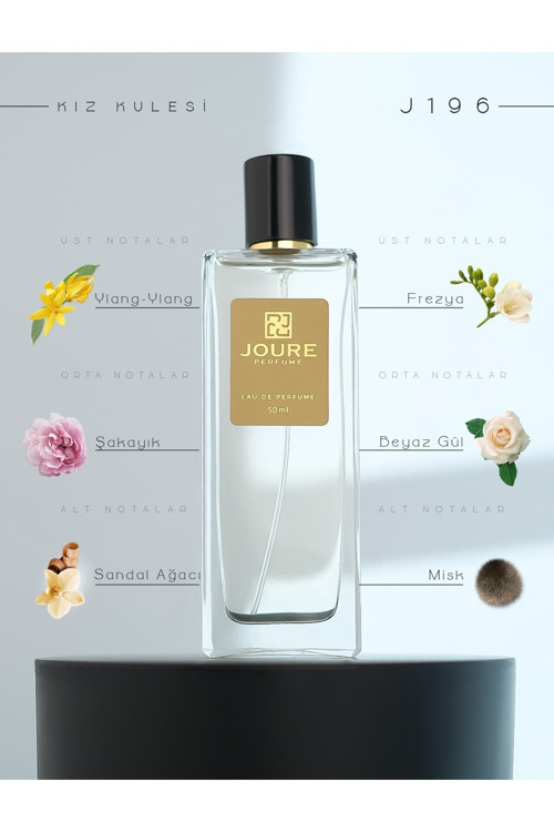 J196 Pudralı Fresh Çiçeksi Kokulu 50ml Kalıcı Edp Kadın Parfüm