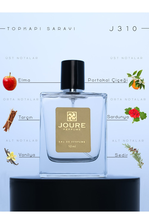 Joure J310 - Odunsu Meyveli Vanilya Kokulu 50ml Kalıcı Edp Erkek Parfüm